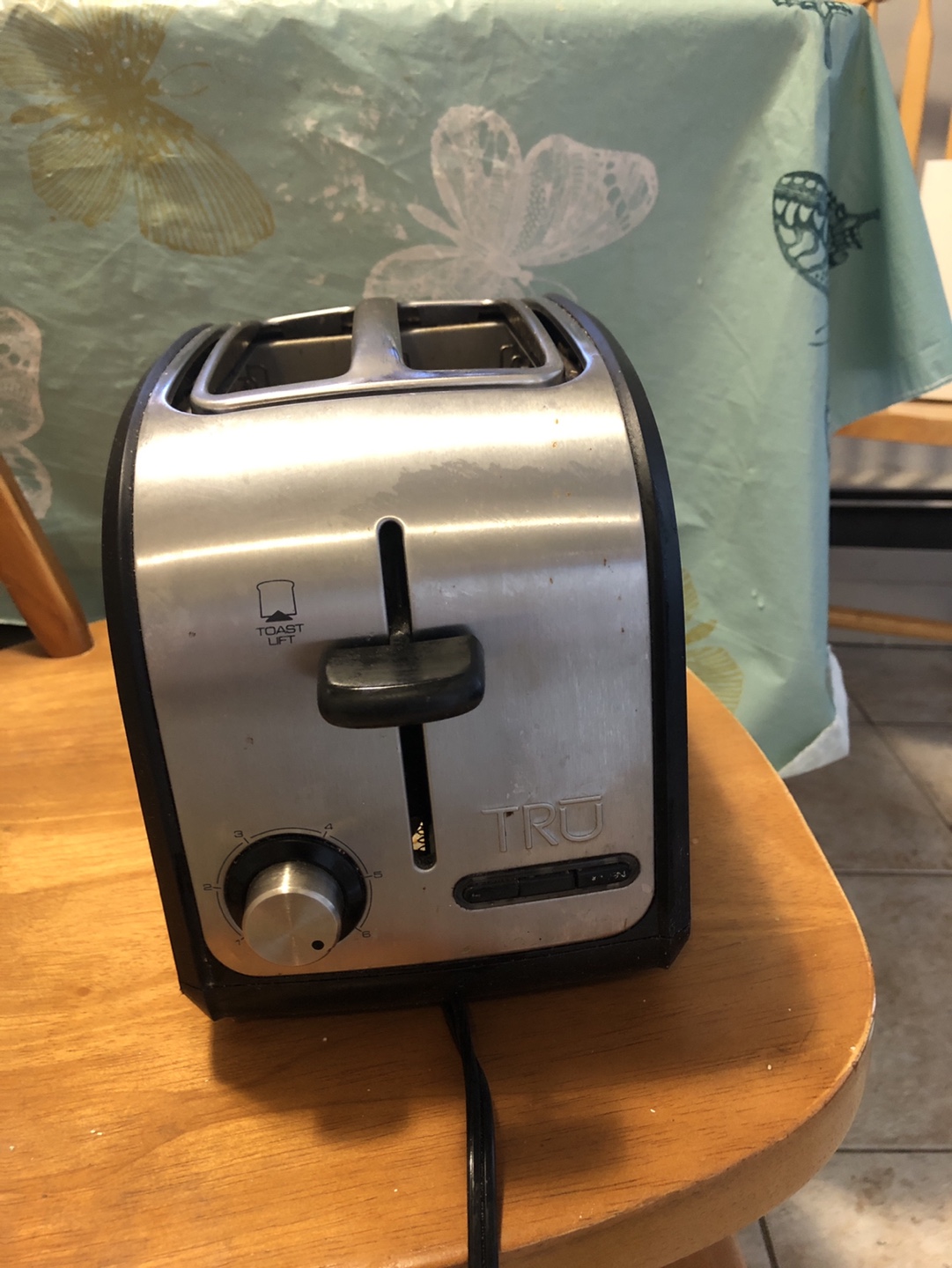 Two-Slice Stainless Steel Toaster