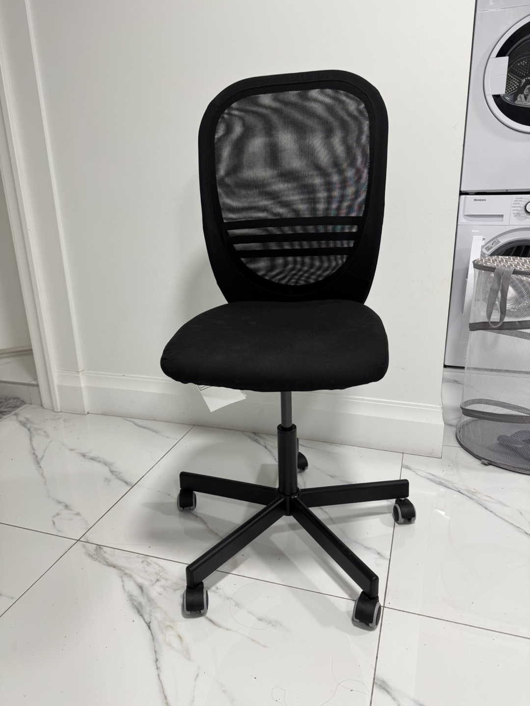 IKEA FLINTAN Black Mesh Office Chair
