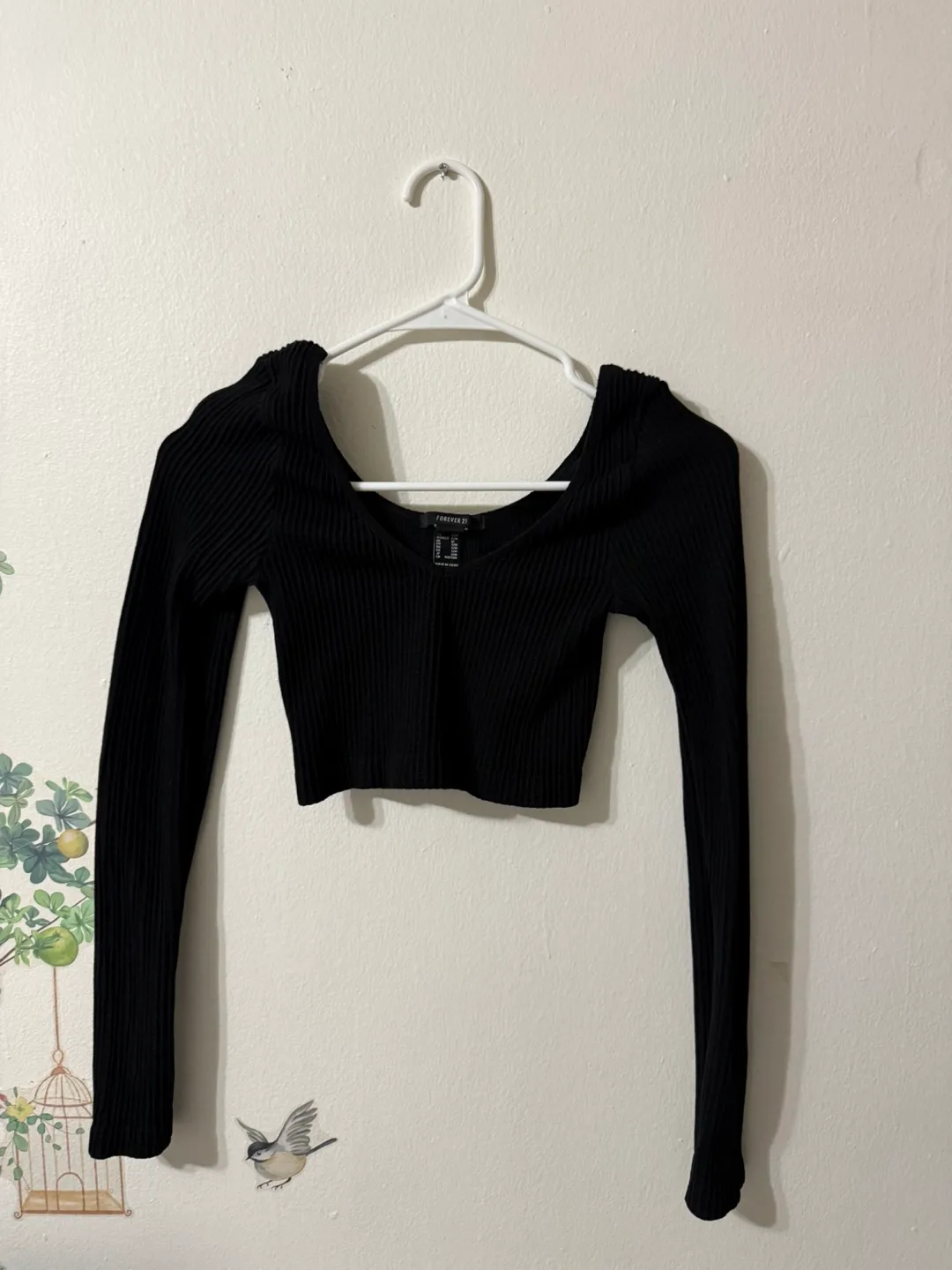 3 Styles - Black ribbed long sleeve image indicator(3)