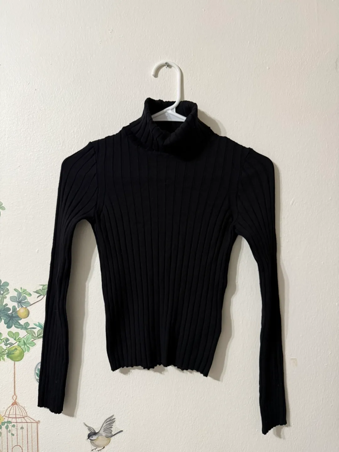3 Styles - Black ribbed long sleeve image indicator(6)