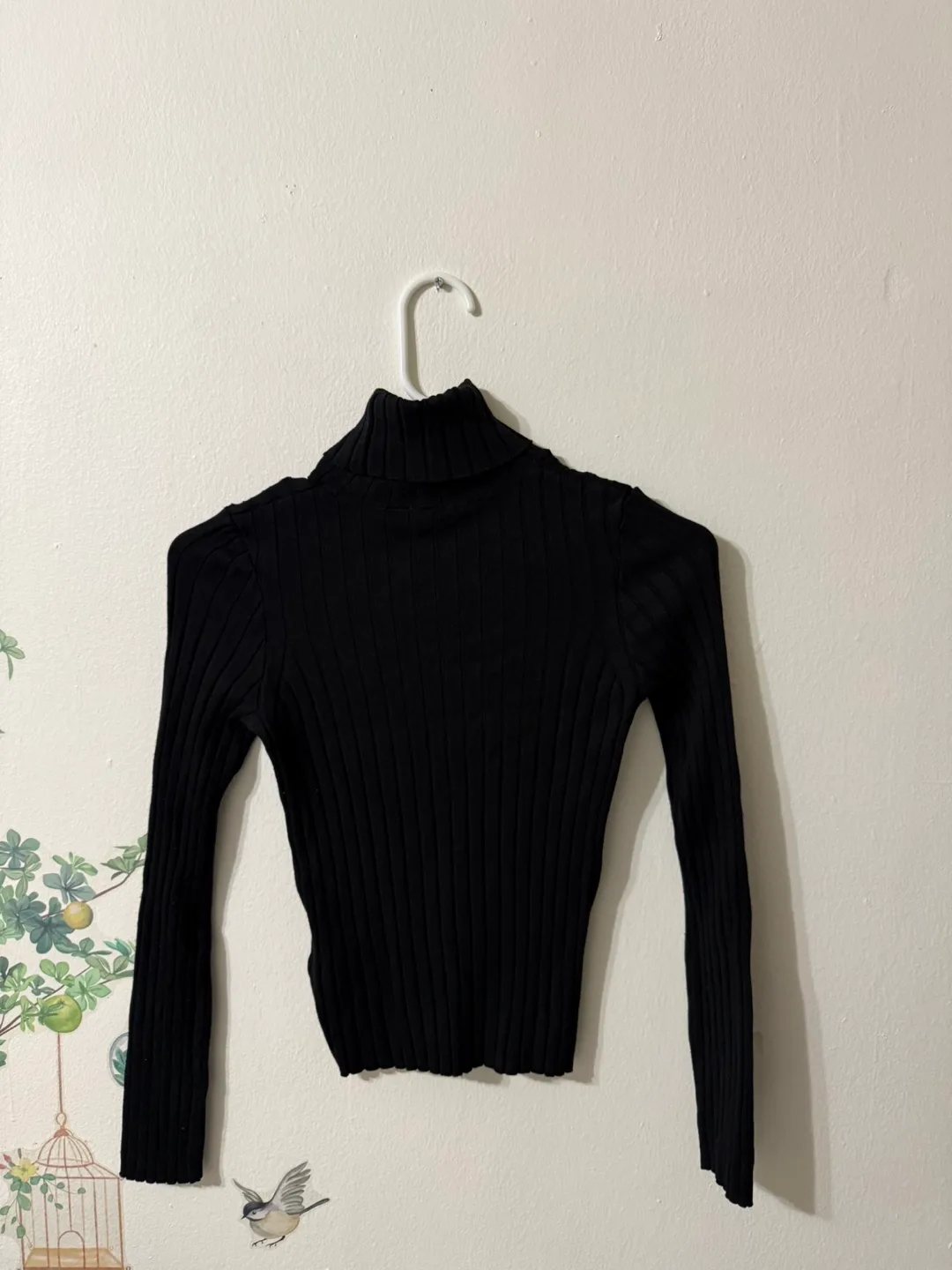 3 Styles - Black ribbed long sleeve image indicator(7)