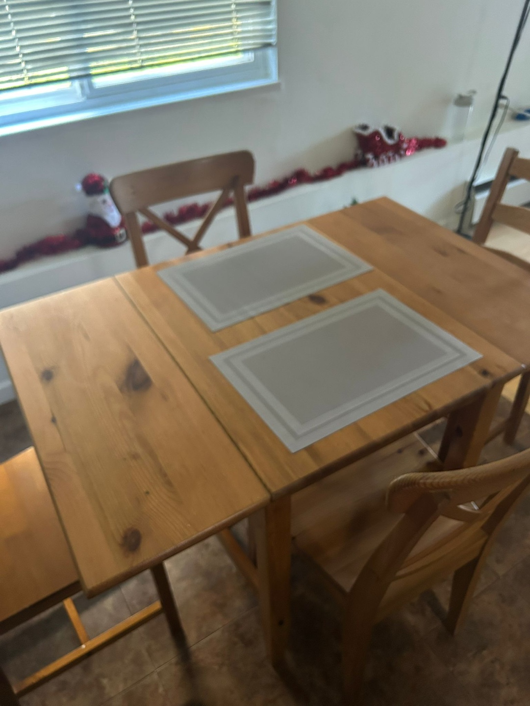 IKEA NORDVIKEN Table and 4 Chairs Set - photo 4