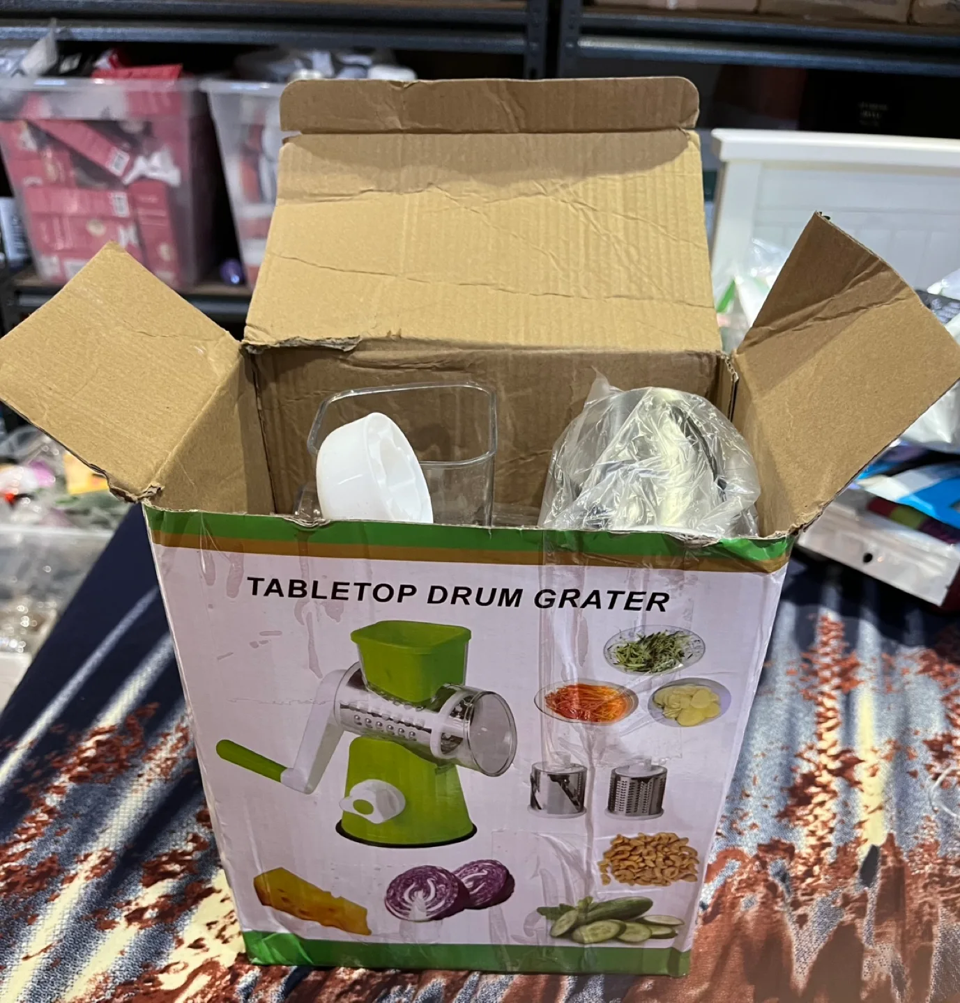 Tabletop Drum Grater - New in Box image indicator(2)