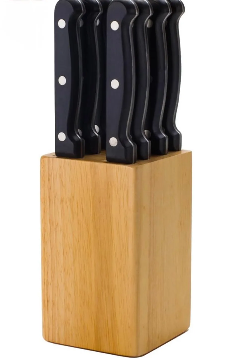 New 8-Slot Wooden Knife Block image indicator(3)