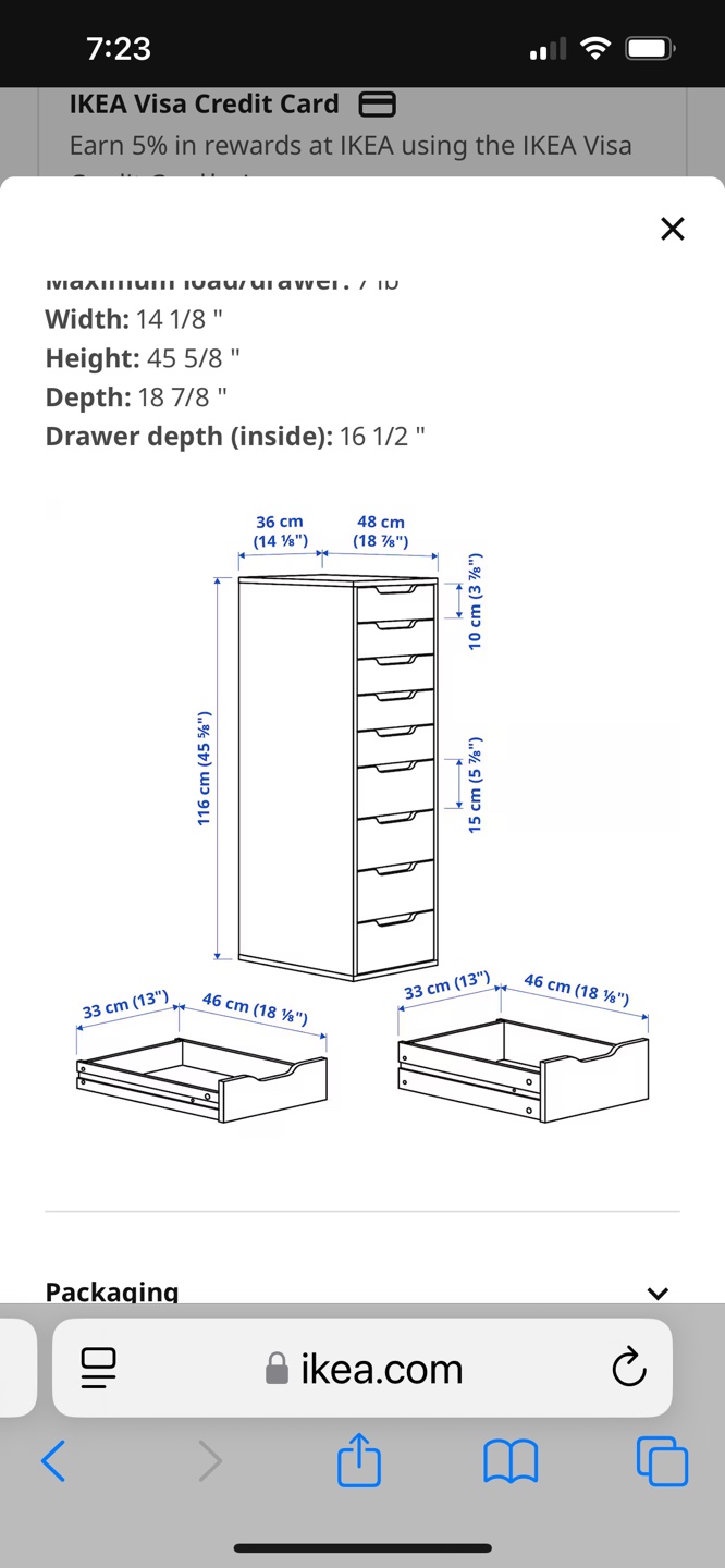 IKEA White 9-Drawer Chest - photo 2