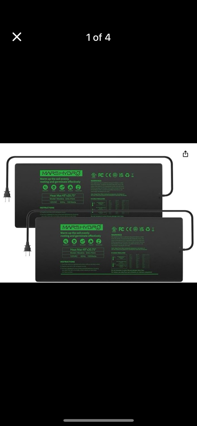 MARSHYDRO Heating Mat - 2 Pack, 48"x 20.7"