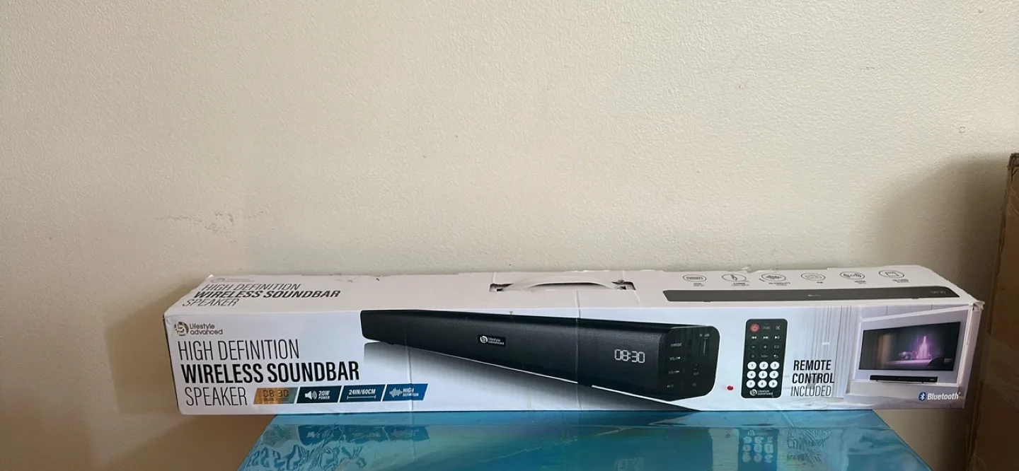 High Definition Wireless Soundbar Speaker thumbnail