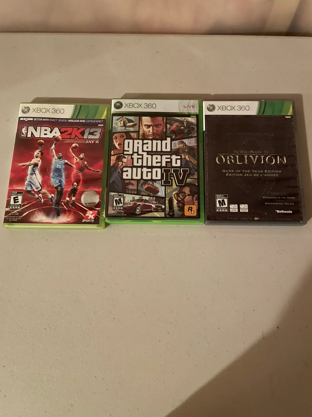 Xbox 360 Games - NBA 2K13, Grand Theft Auto IV, Oblivion image indicator(2)