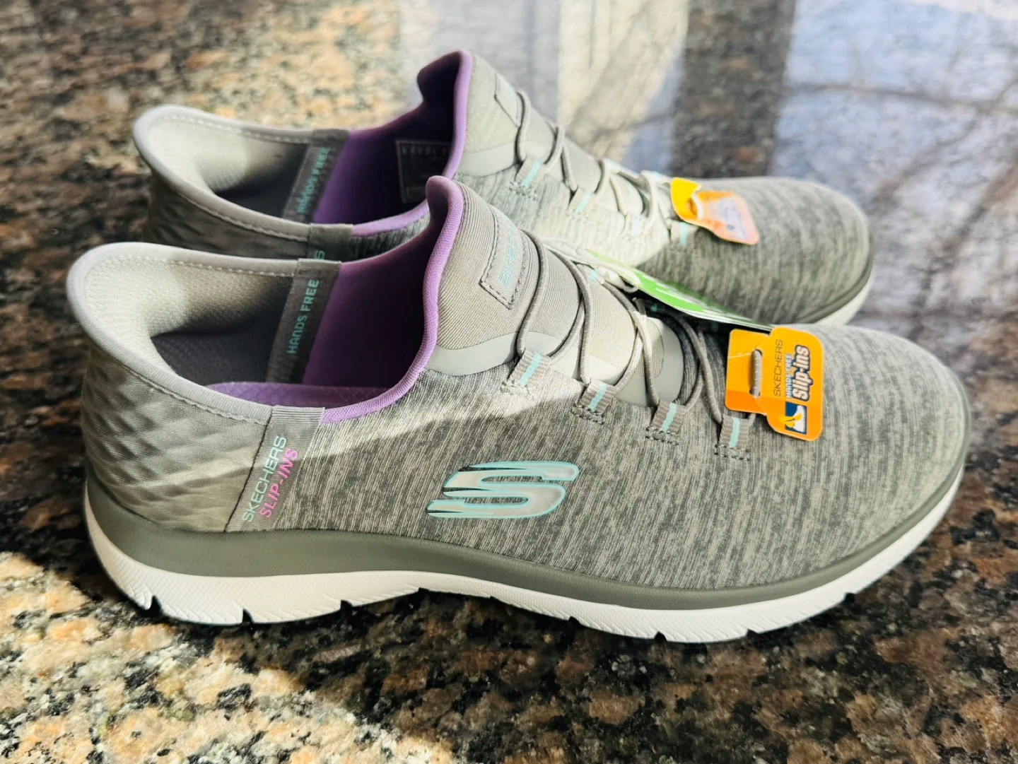 Skechers Slip-ins Vegan Shoes - Grey thumbnail