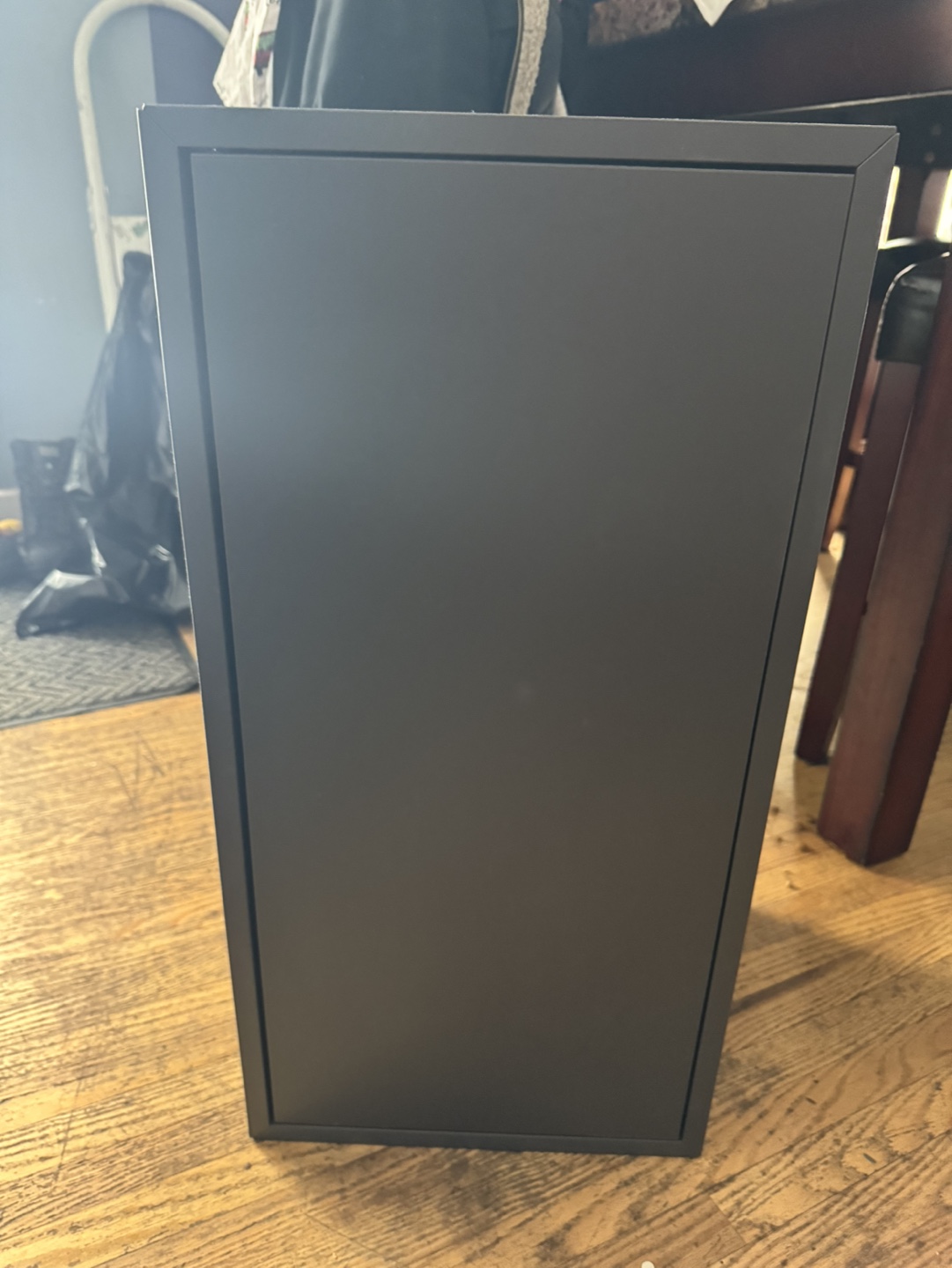 IKEA EKET Dark Grey Cabinet with Door and Shelf