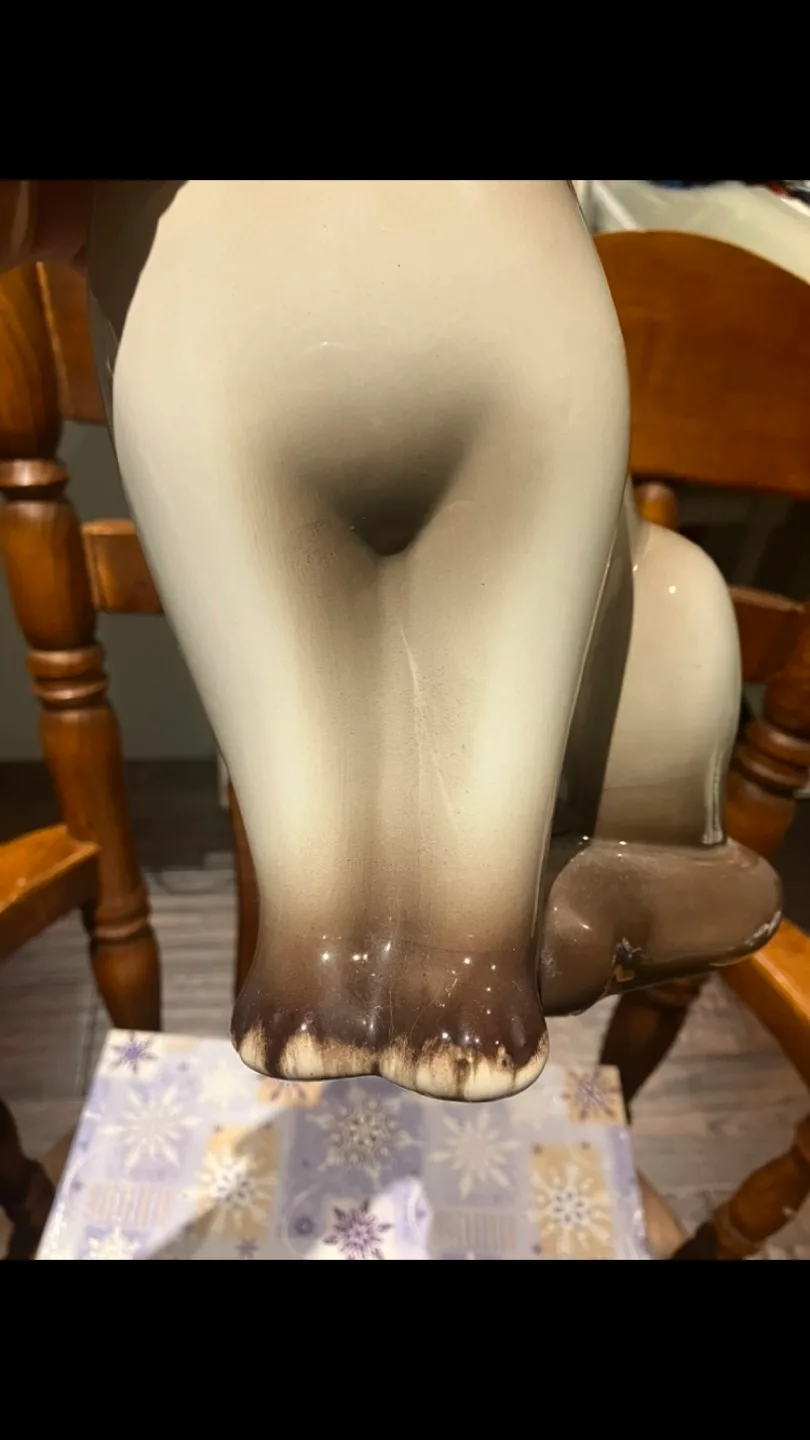 Vintage Ceramic Siamese Cat Figurine image indicator(5)