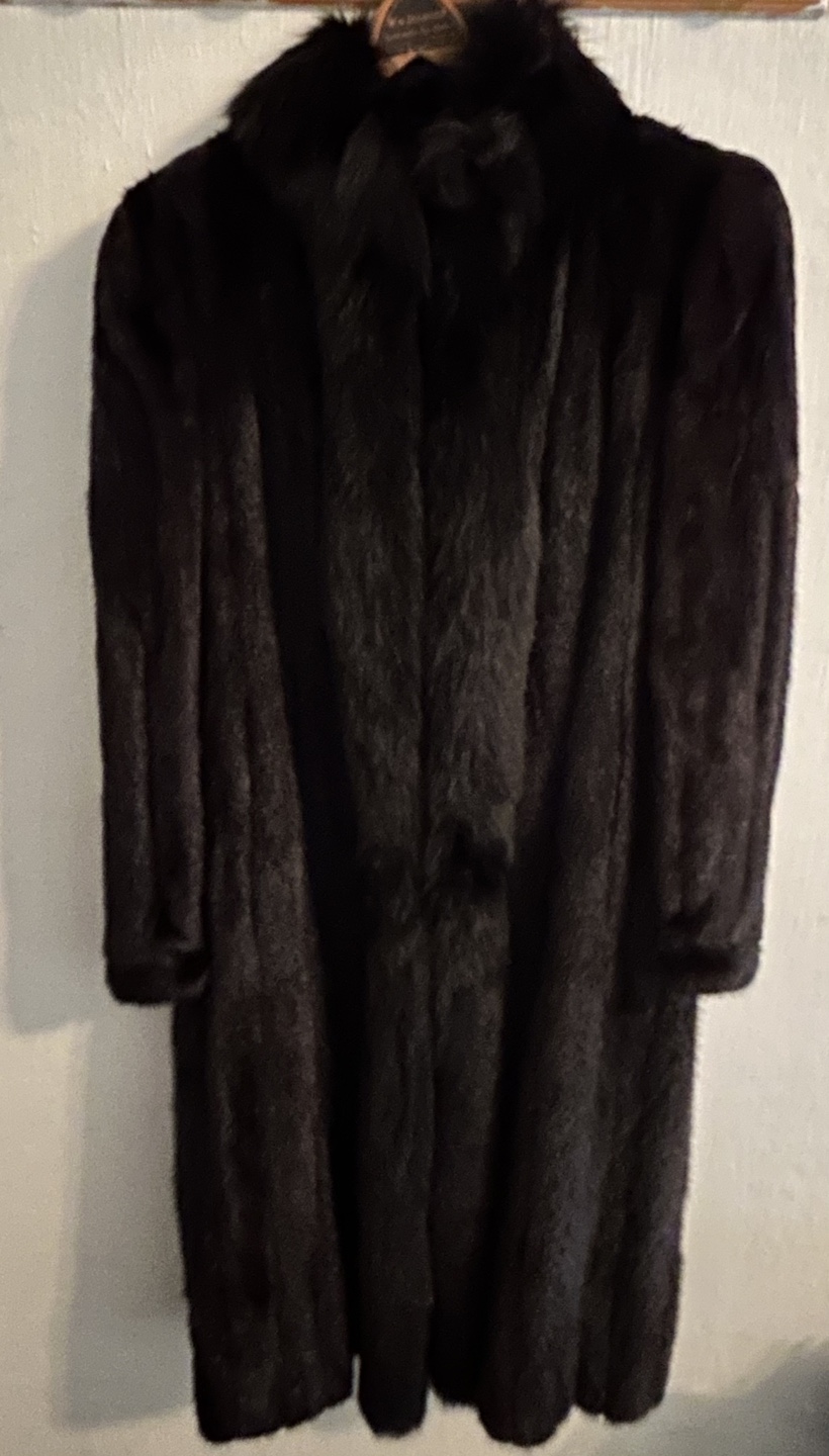 Black Mink Fur Coat - photo 5