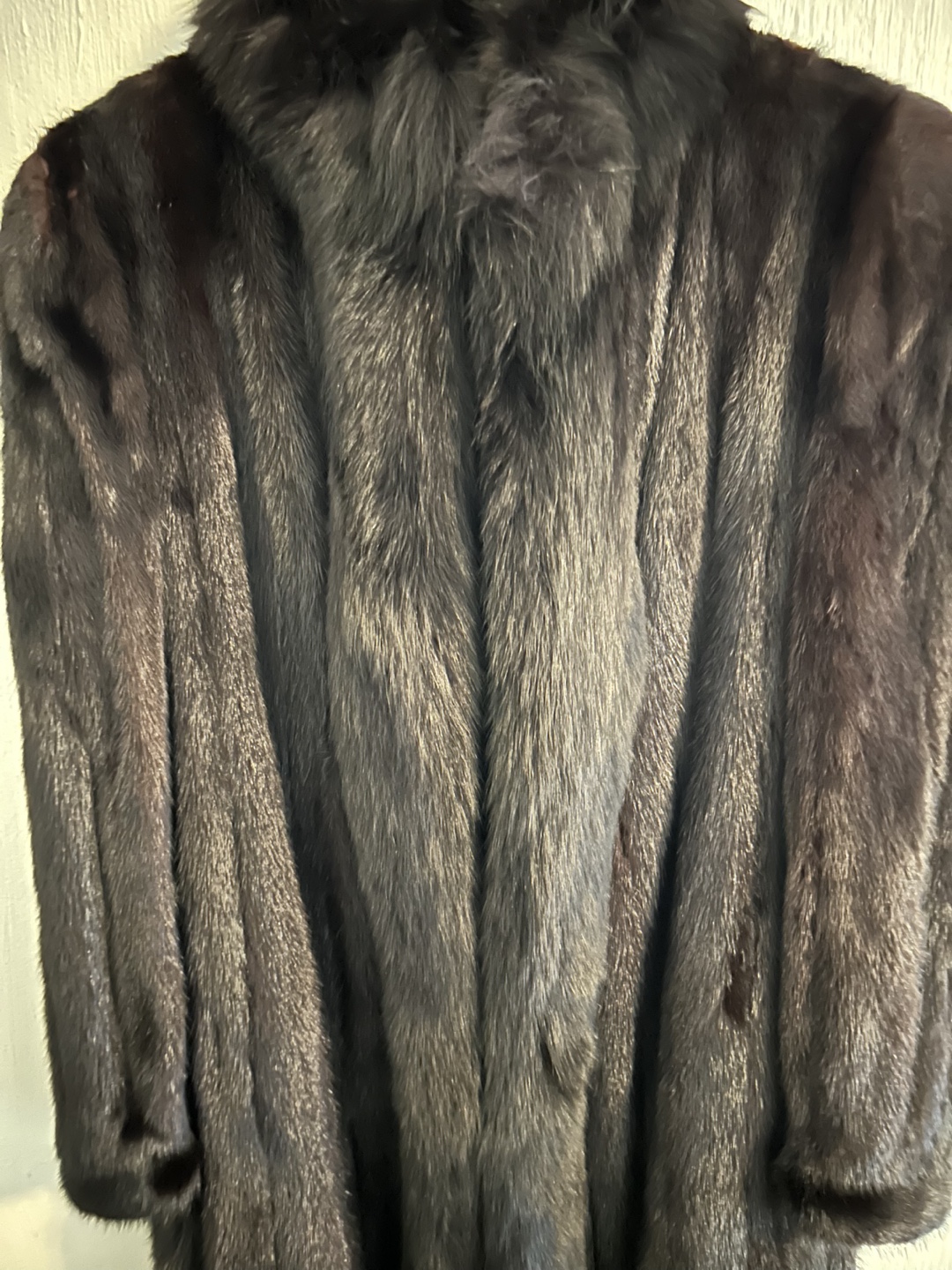 Black Mink Fur Coat