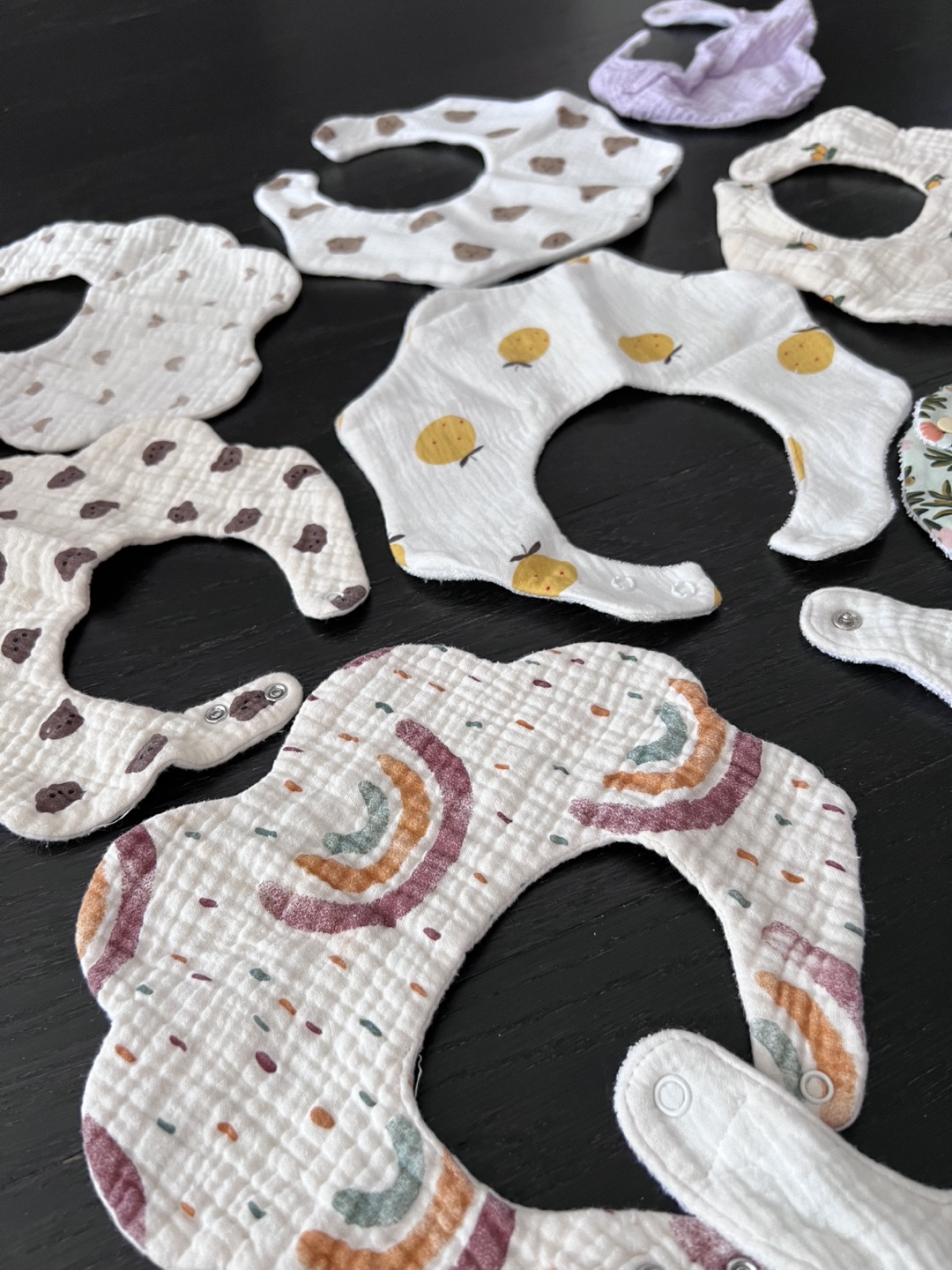 Bundle of baby bibs + bonus items!