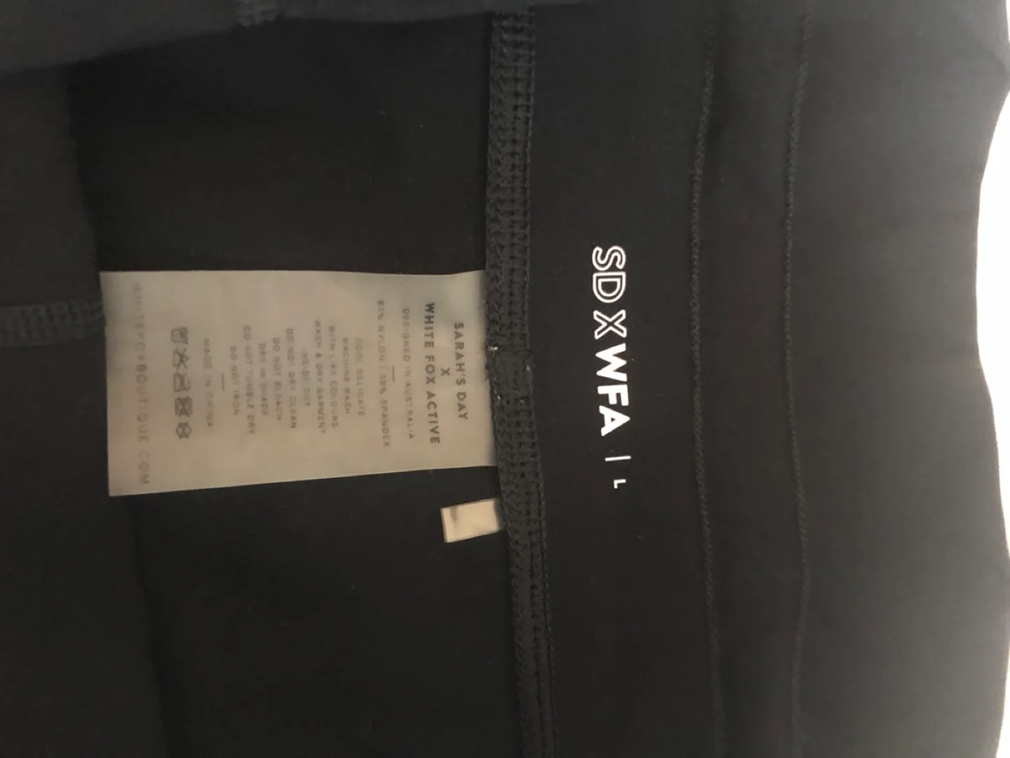 SDX WFA Black & White Leggings and Sweatshirt image indicator(8)