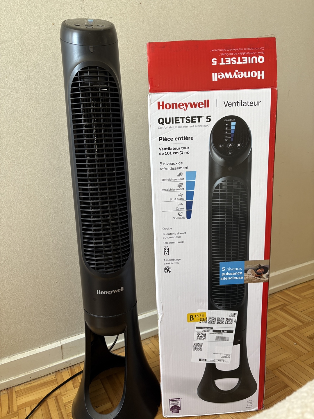 Honeywell QuietSet 5 Tower Fan