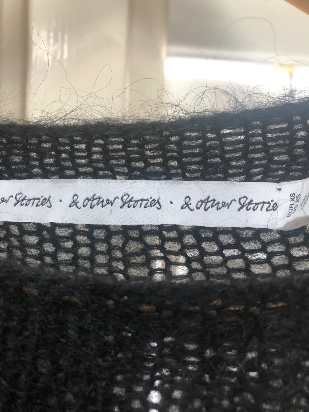 & Other Stories Black Knit Sweater image indicator(3)