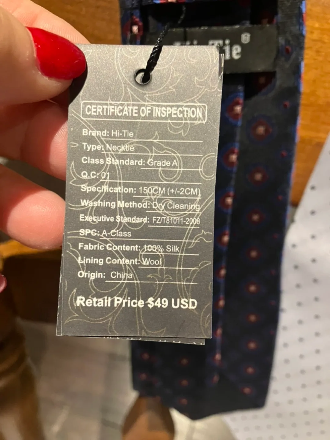 Hi-Tie Men's Neckties - 100% Silk image indicator(4)