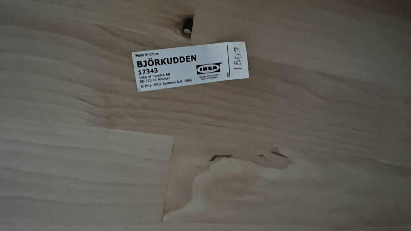 IKEA BJÖRKUDDEN Desk - Light Wood - photo 4