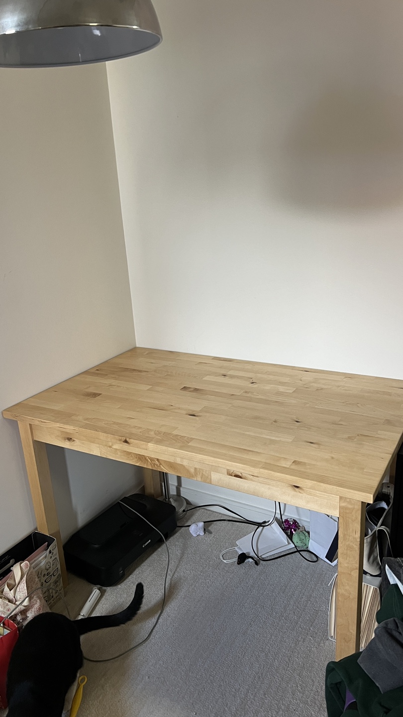 IKEA BJÖRKUDDEN Desk - Light Wood - photo 2