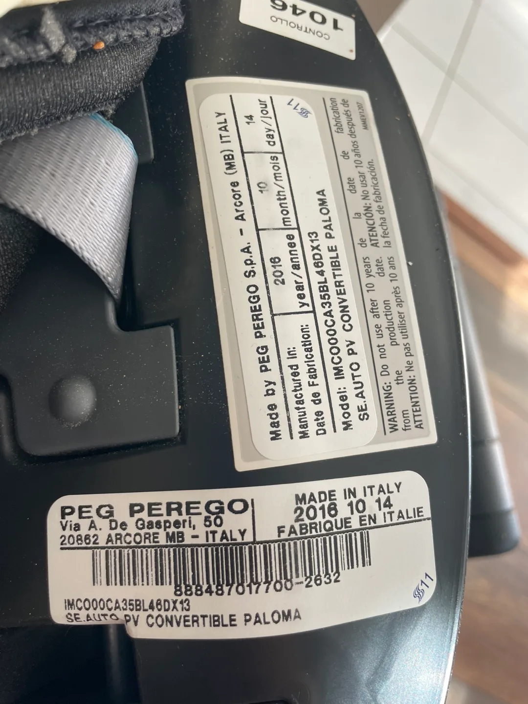 Peg Perego Primo Viaggio Convertible Car Seat - Paloma (5-65) image indicator(4)