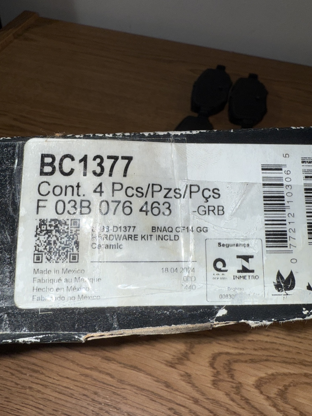 Bosch QuietCast Ceramic Brake Pads - BC1377 - photo 4