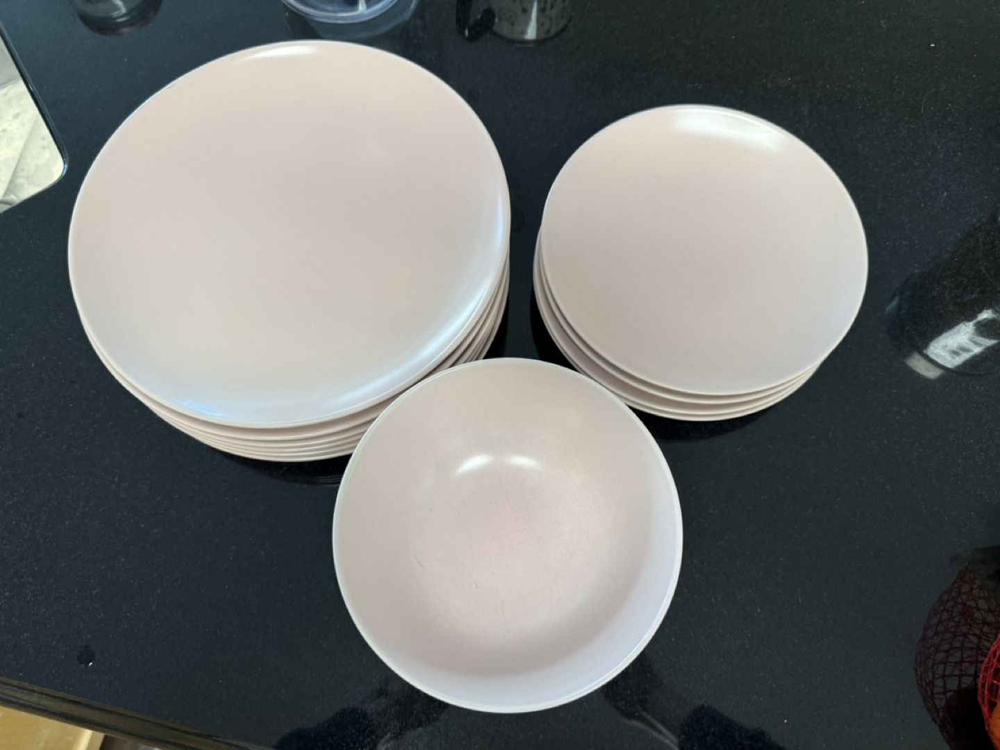 IKEA FÄRGLAR Pink Dinnerware Set (15pcs)