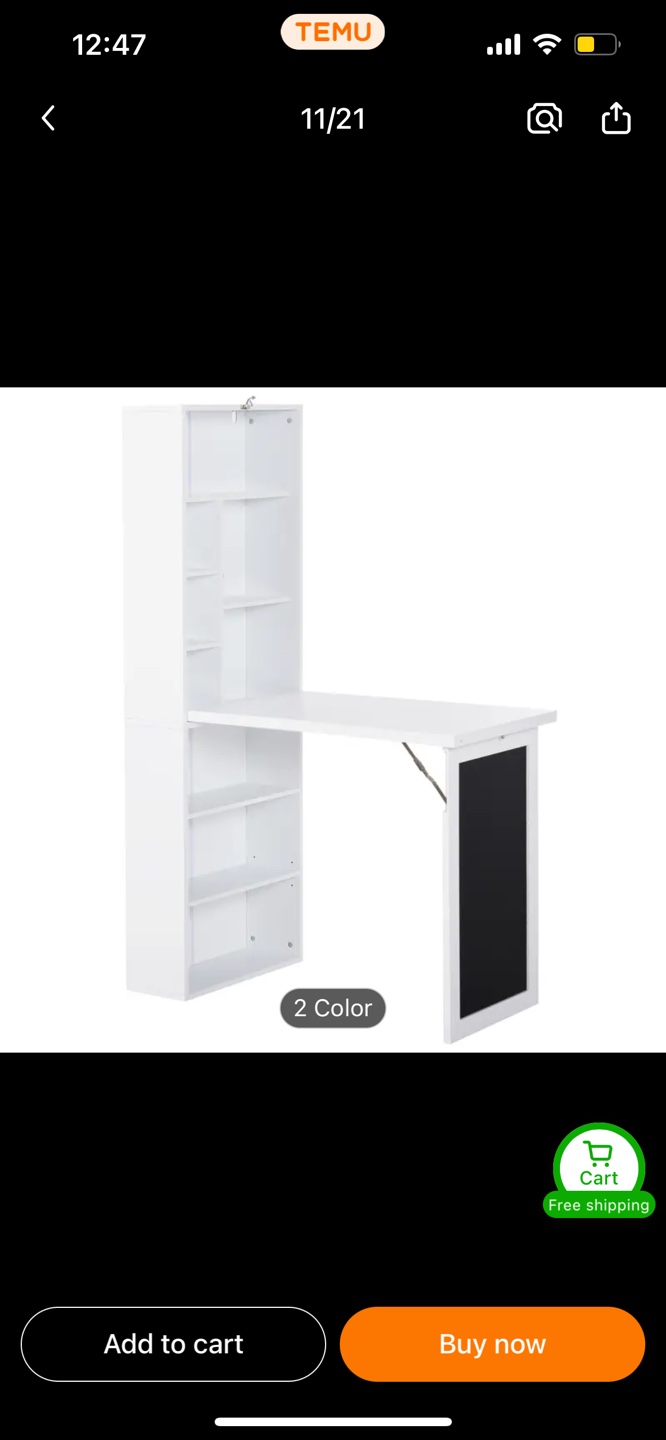 Table Wall Mount Desk Cabinet