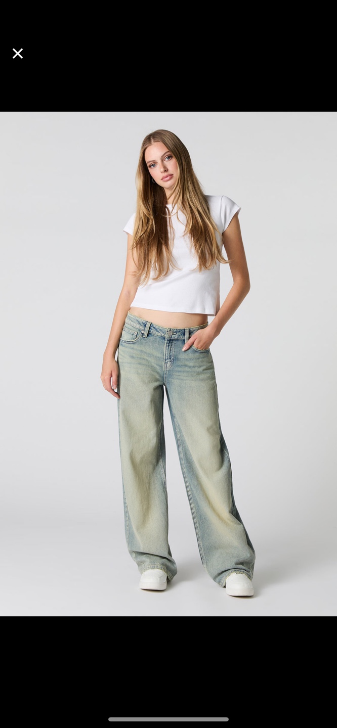 Vintage Washed- Skater Lowrise Jeans