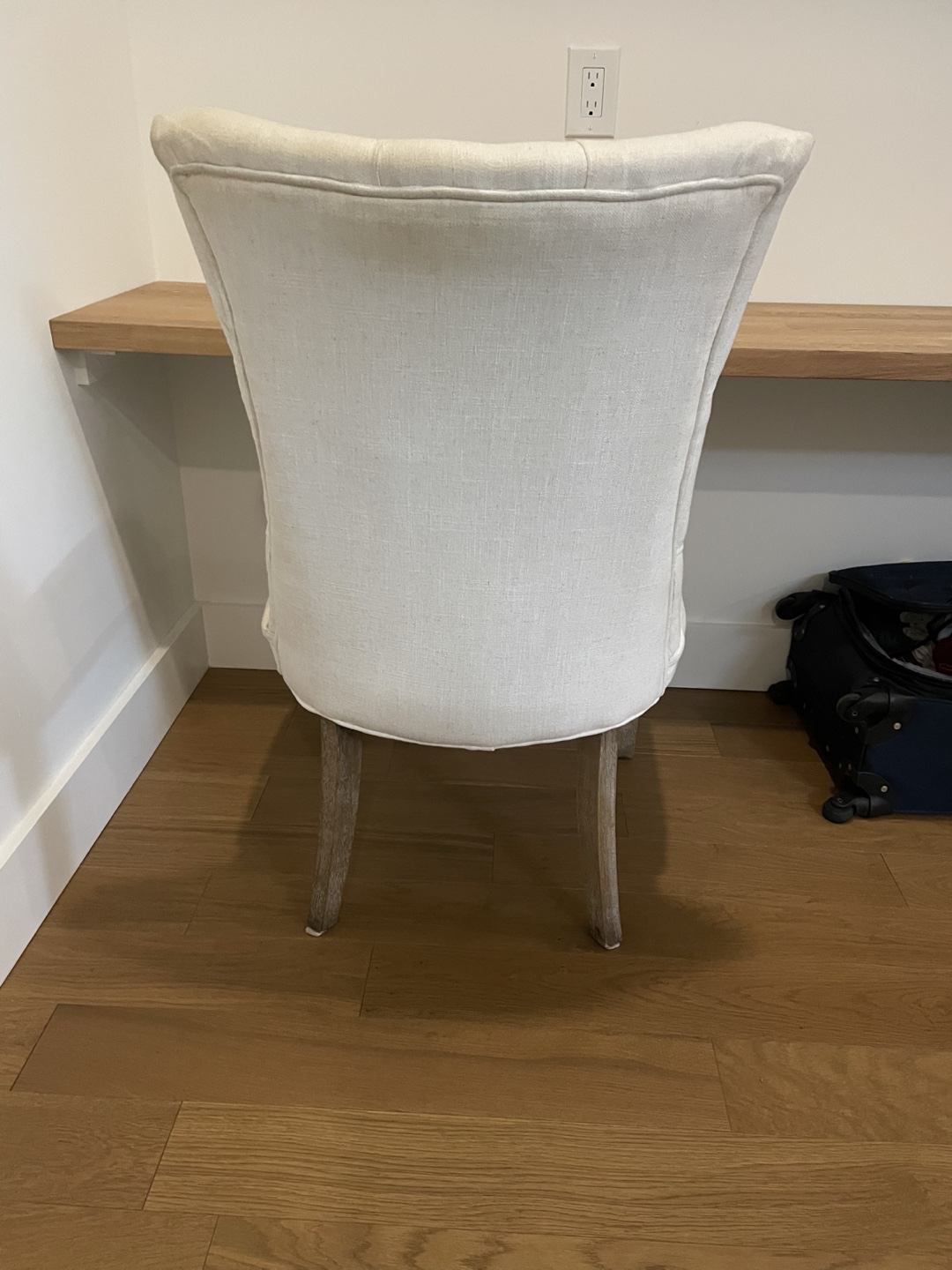 Beige Upholstered Dining Chair - photo 2