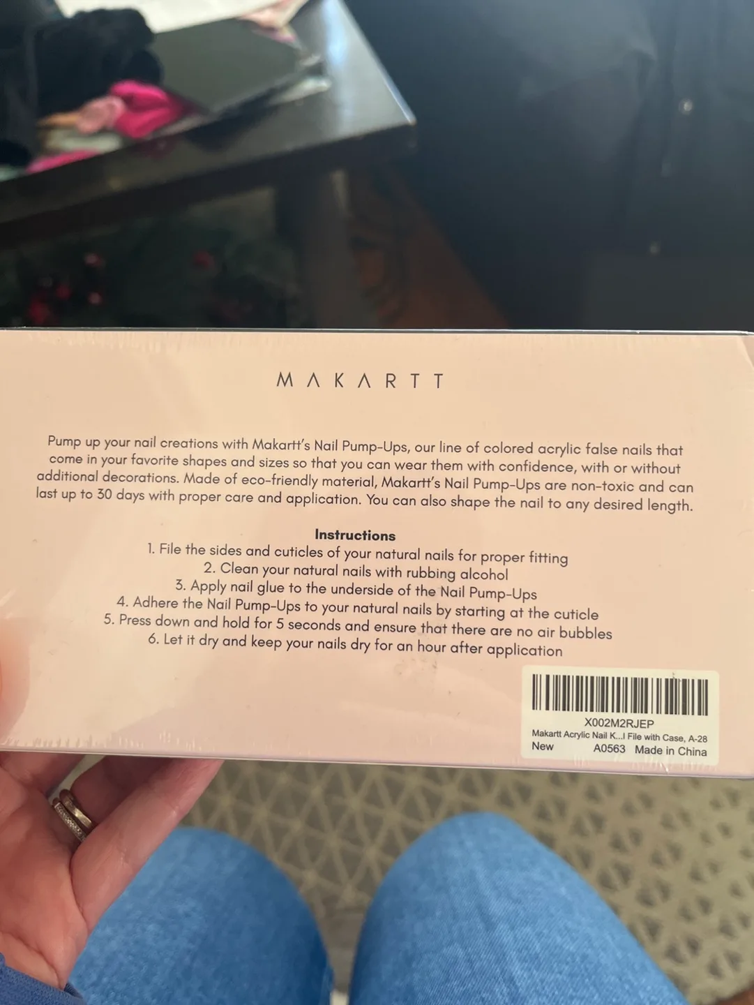 Makartt Nail Pump-Ups Long Stiletto Acrylic False Nails image indicator(2)