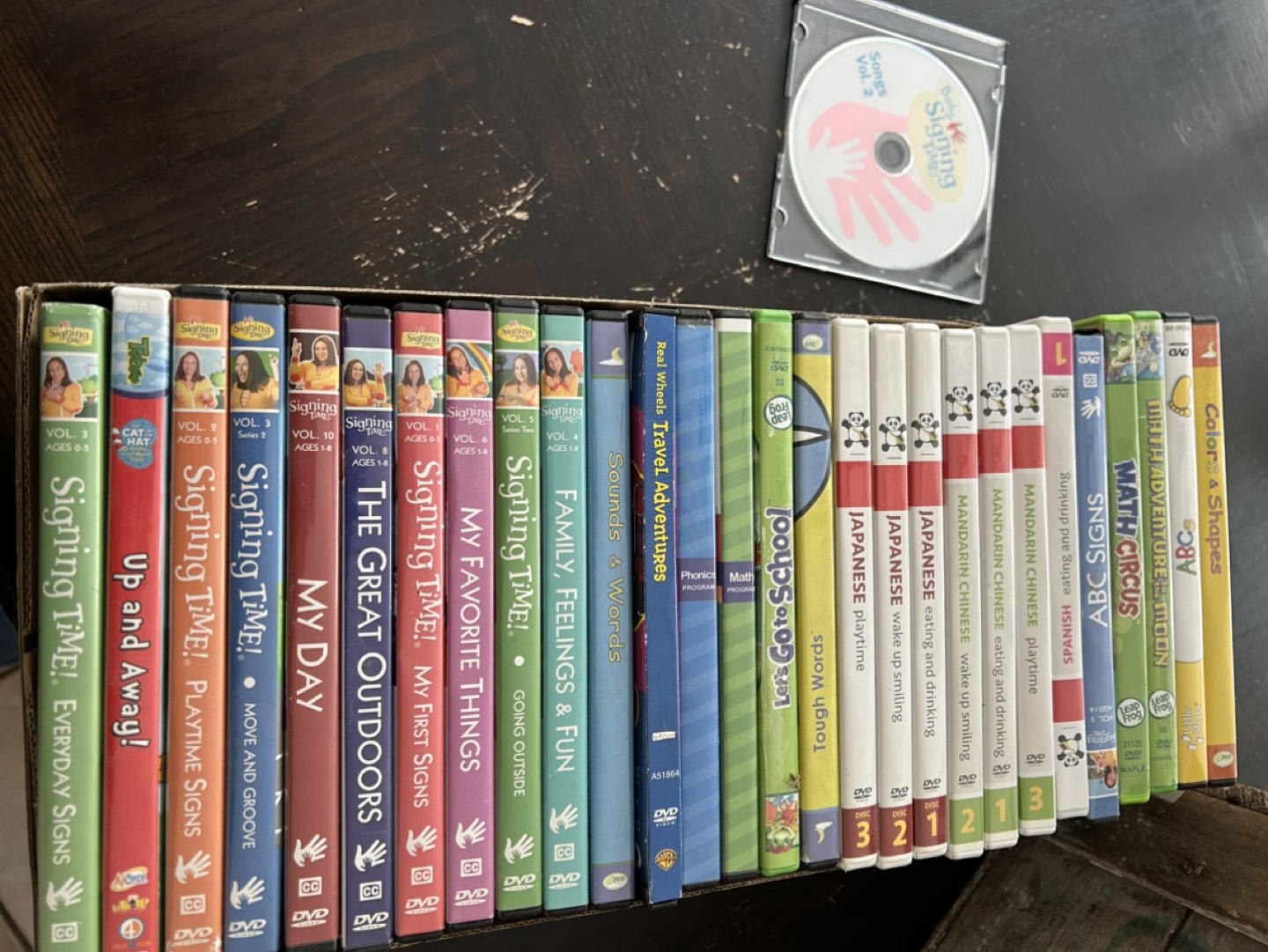 Large Collection of Children's learning DVDs
