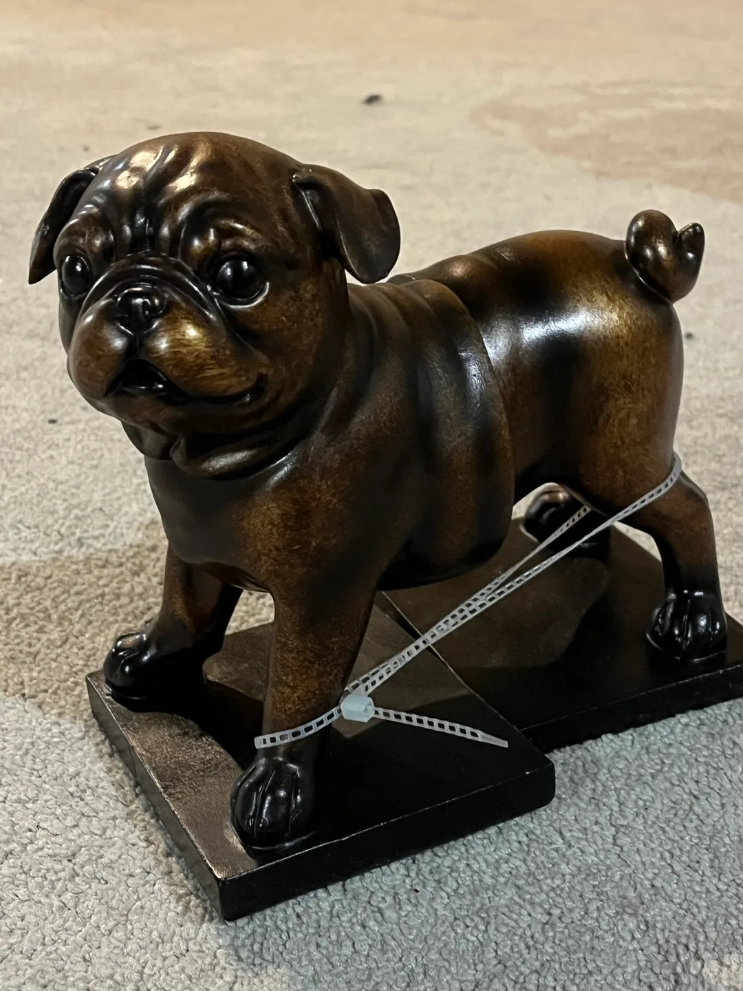 Adorable Pug Bookends thumbnail