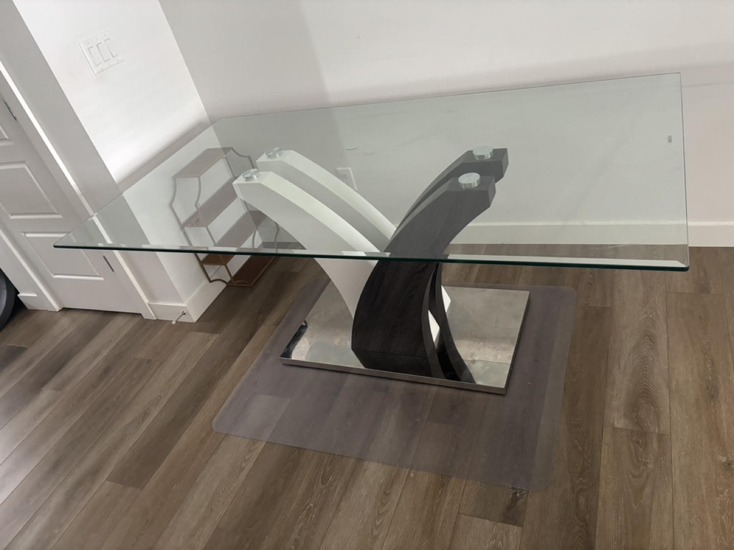 Modern Glass Dining Table - photo 5