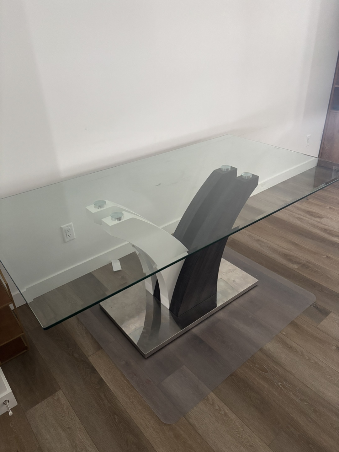 Modern Glass Dining Table - photo 2