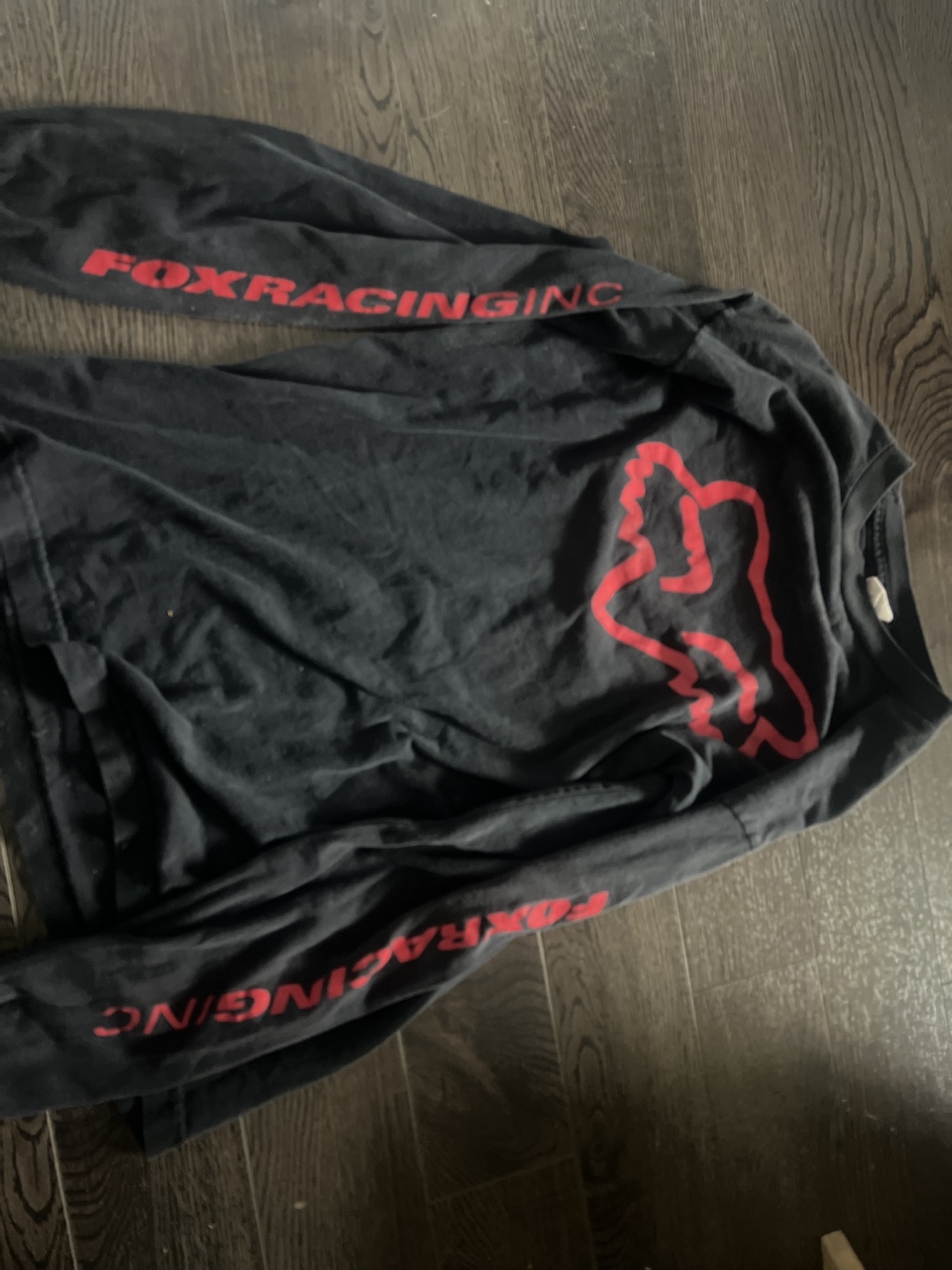 vintage Fox Racing Black Long Sleeve Shirt - photo 3