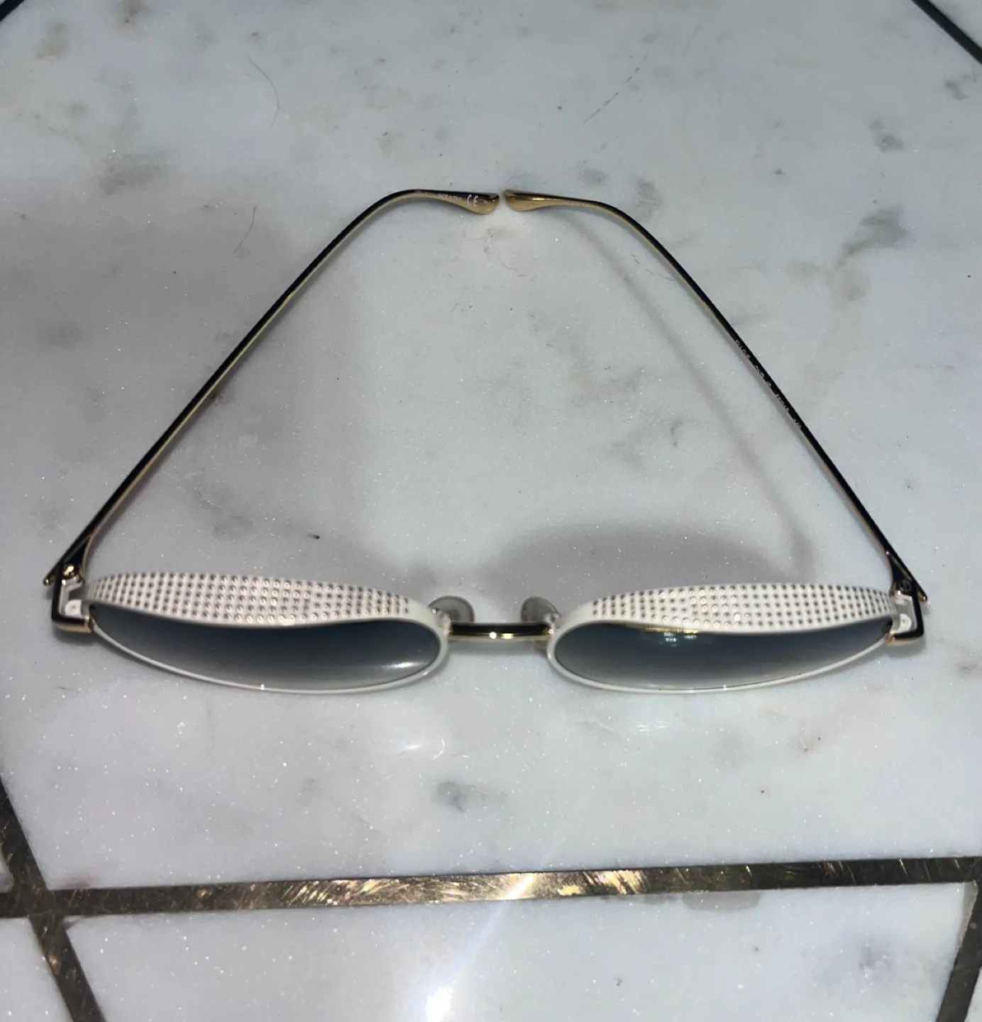 Jimmy Choo White Gold Sunglasses image indicator(4)