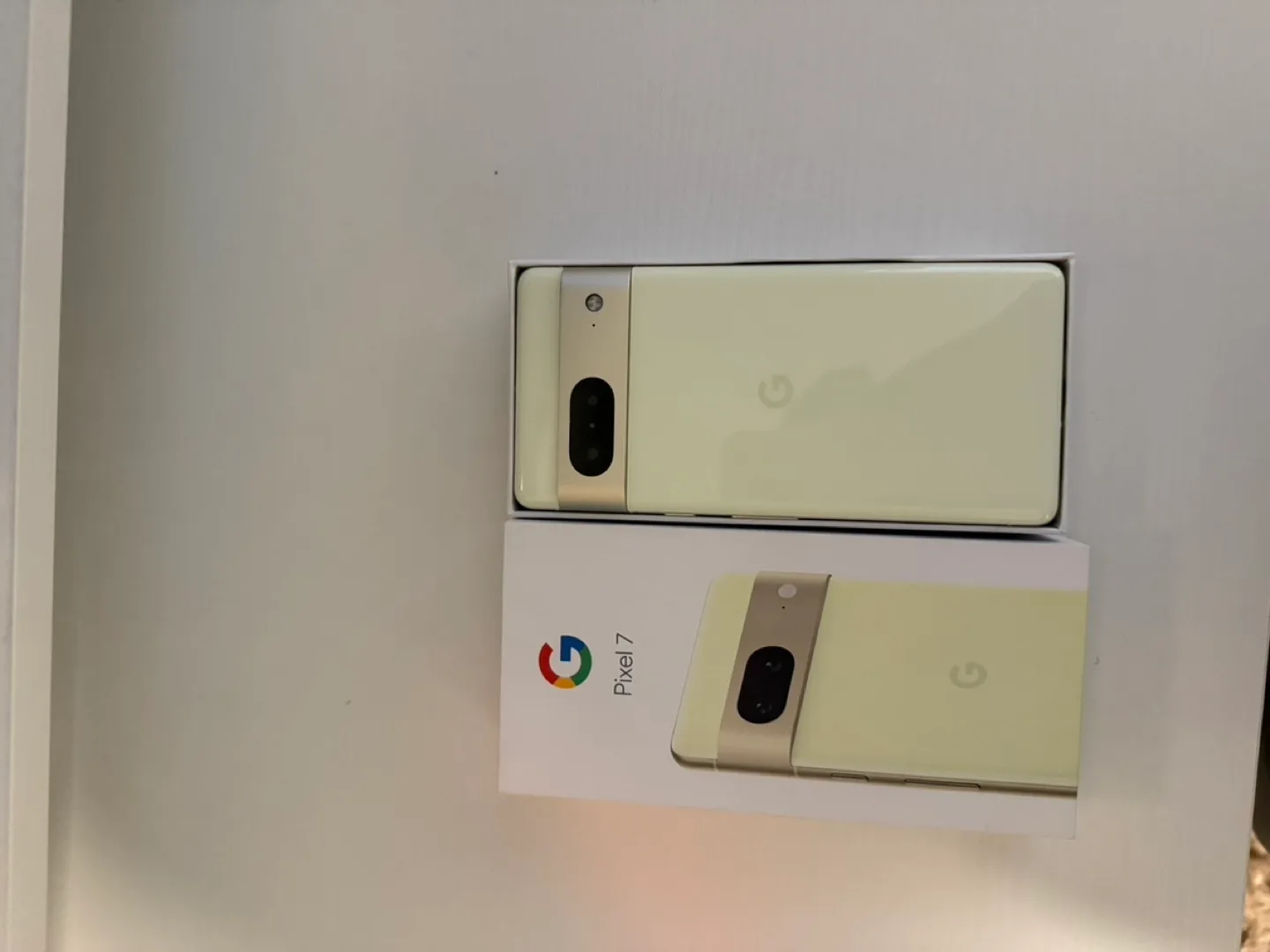 Google Pixel 7 Lemongrass - Brand New, Sealed in Box thumbnail