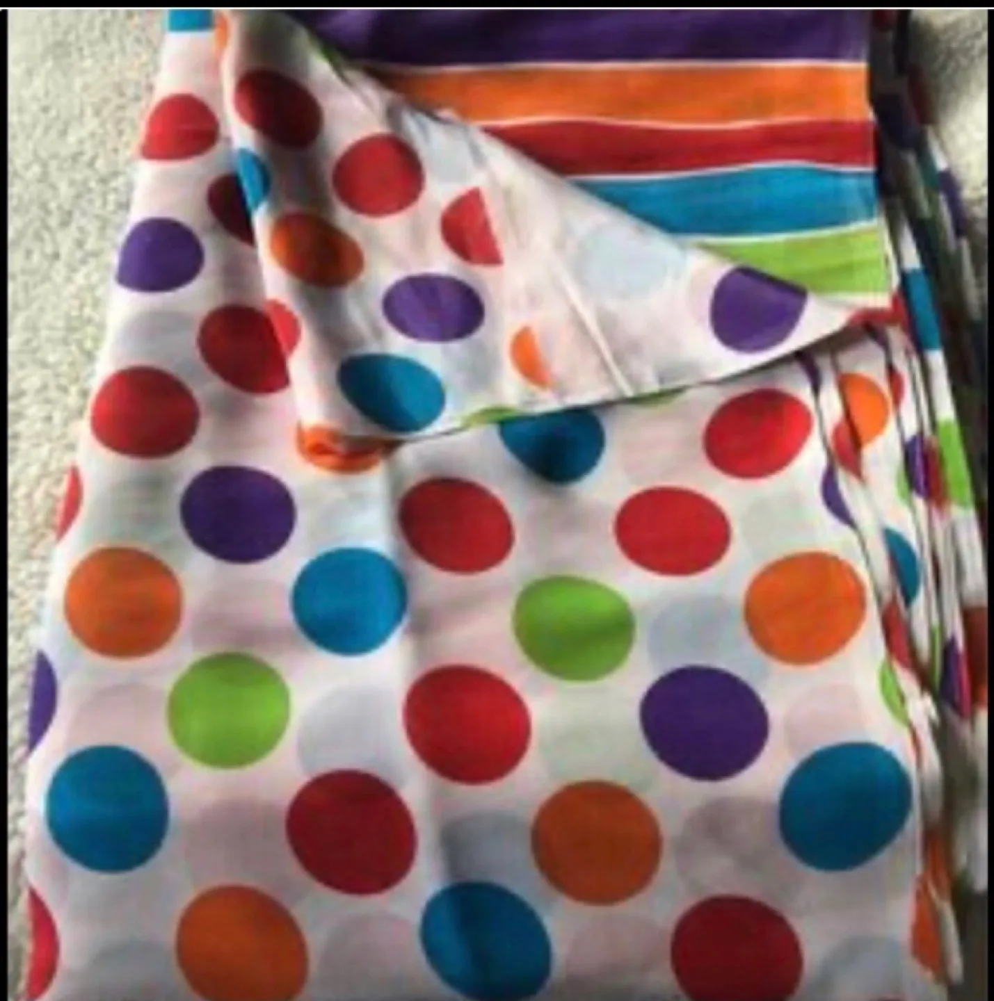 🏀 Rusty/Burnt Orange Saree/ Polka Dot Fabric image indicator(7)