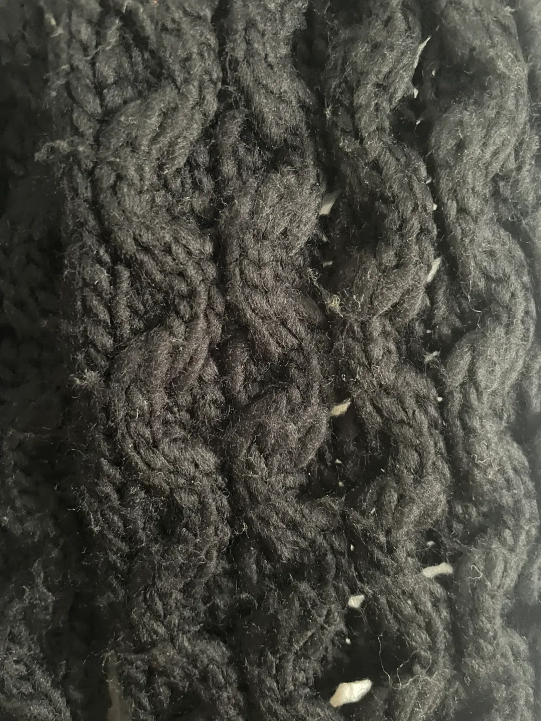 Michael Kors Black Knit Infinity Scarf image indicator(3)