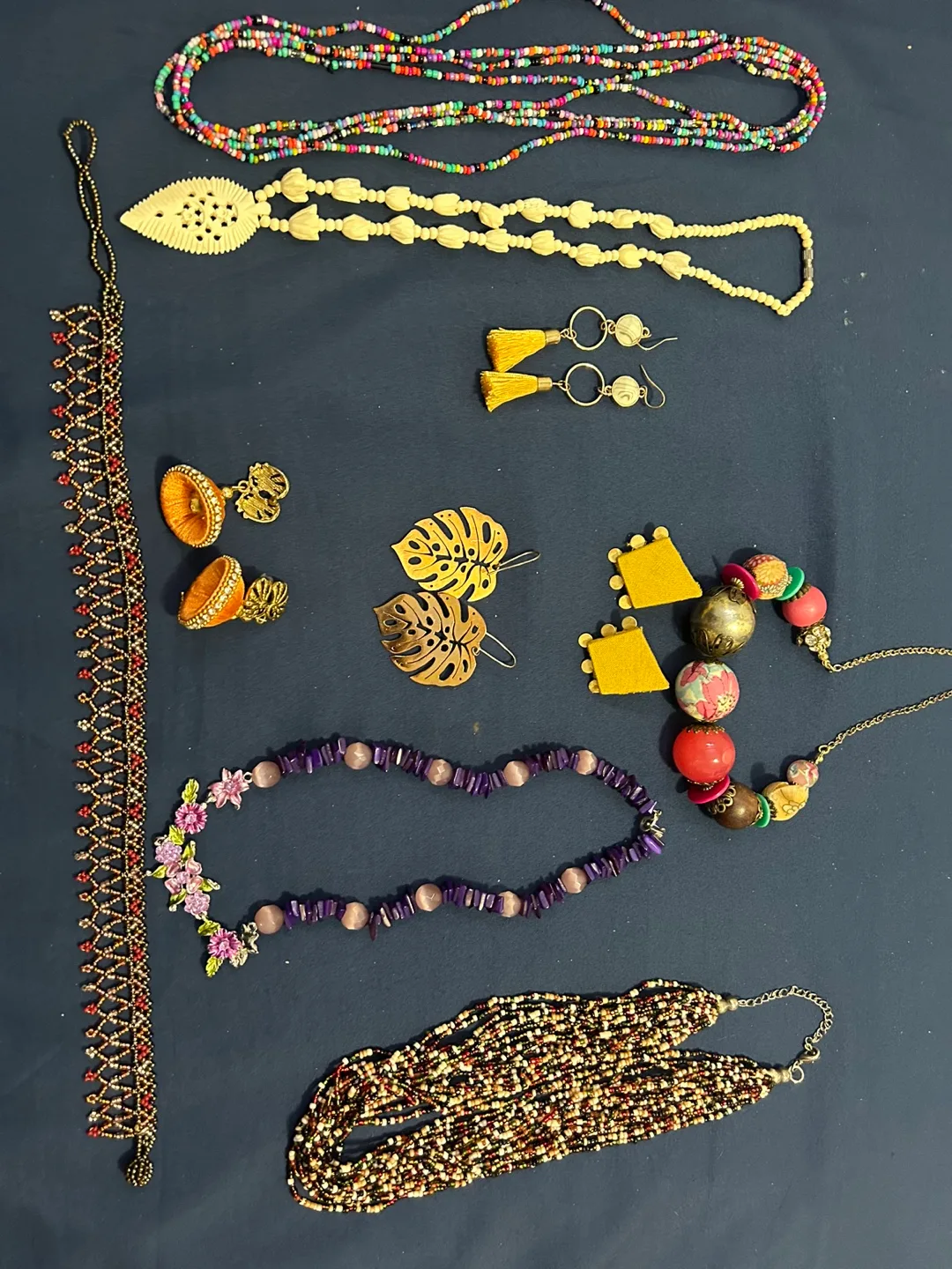 Assorted Beaded Necklaces and Earrings thumbnail