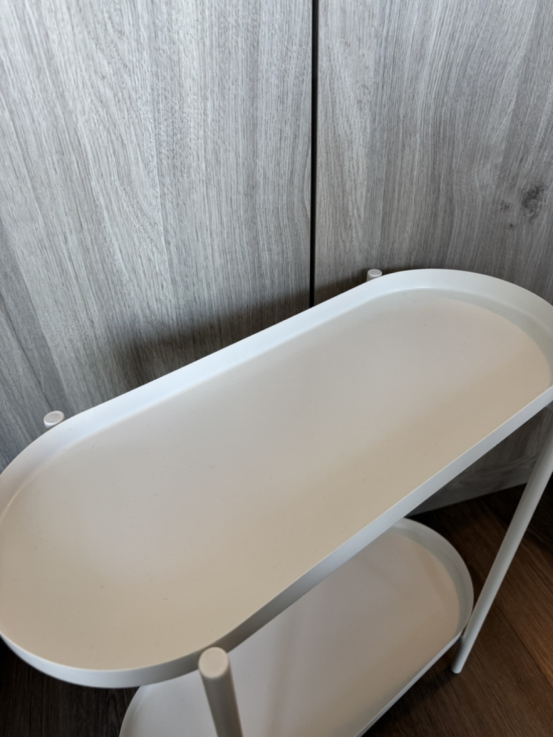 IKEA olivblad white plant stand - photo 2