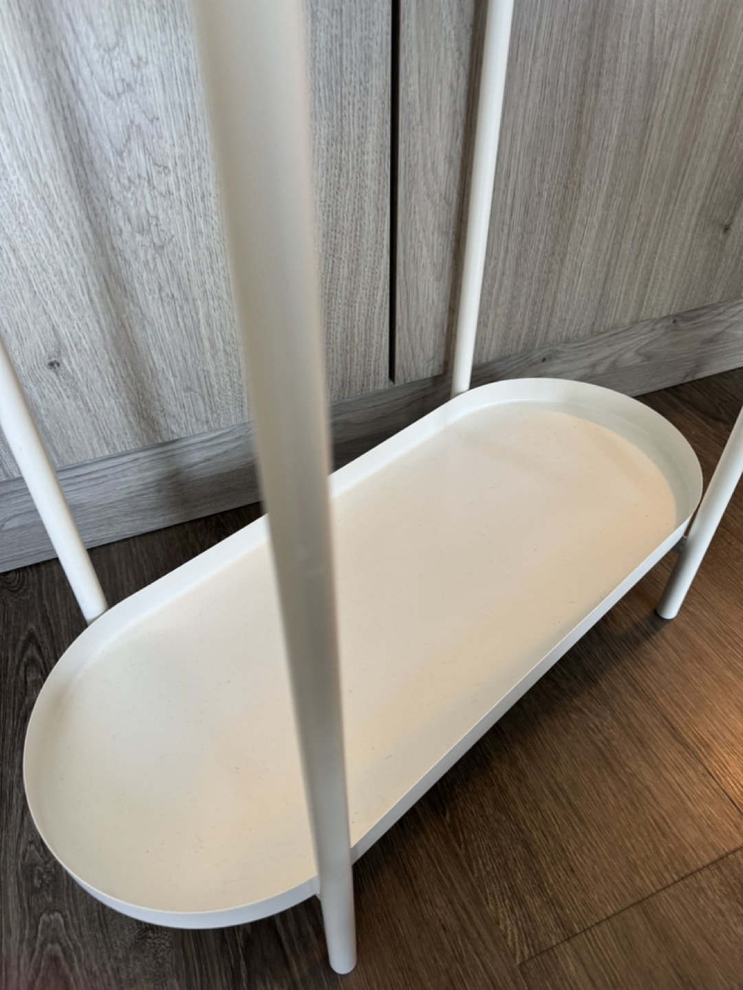 IKEA olivblad white plant stand - photo 3