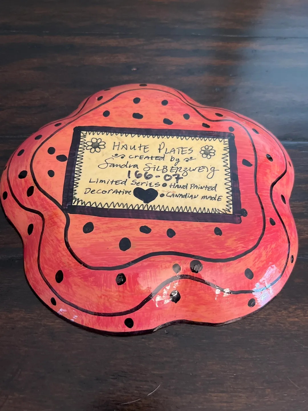 Hand-painted Haute Plates Decorative Plate image indicator(2)