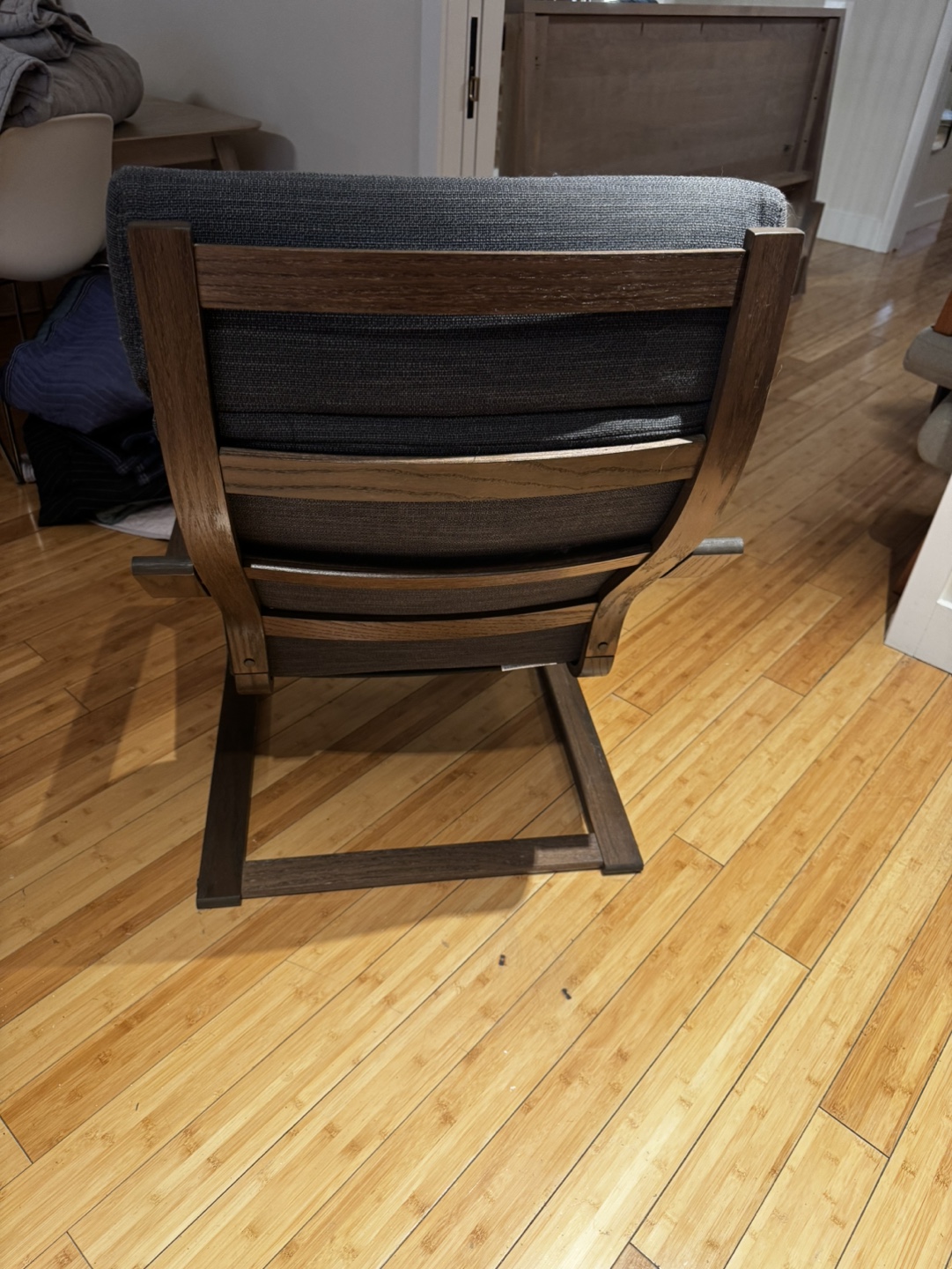 IKEA STRANDMON Wing Chair - Dark Gray - photo 4