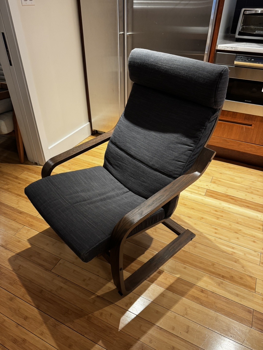 IKEA STRANDMON Wing Chair - Dark Gray