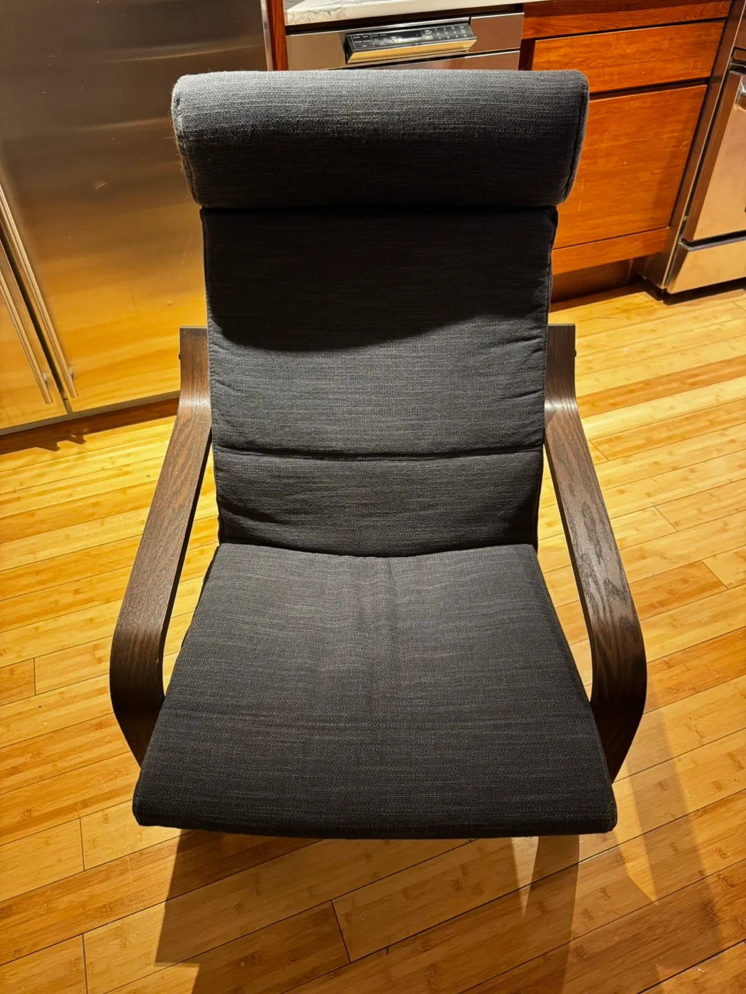 IKEA STRANDMON Wing Chair - Dark Gray image indicator(3)