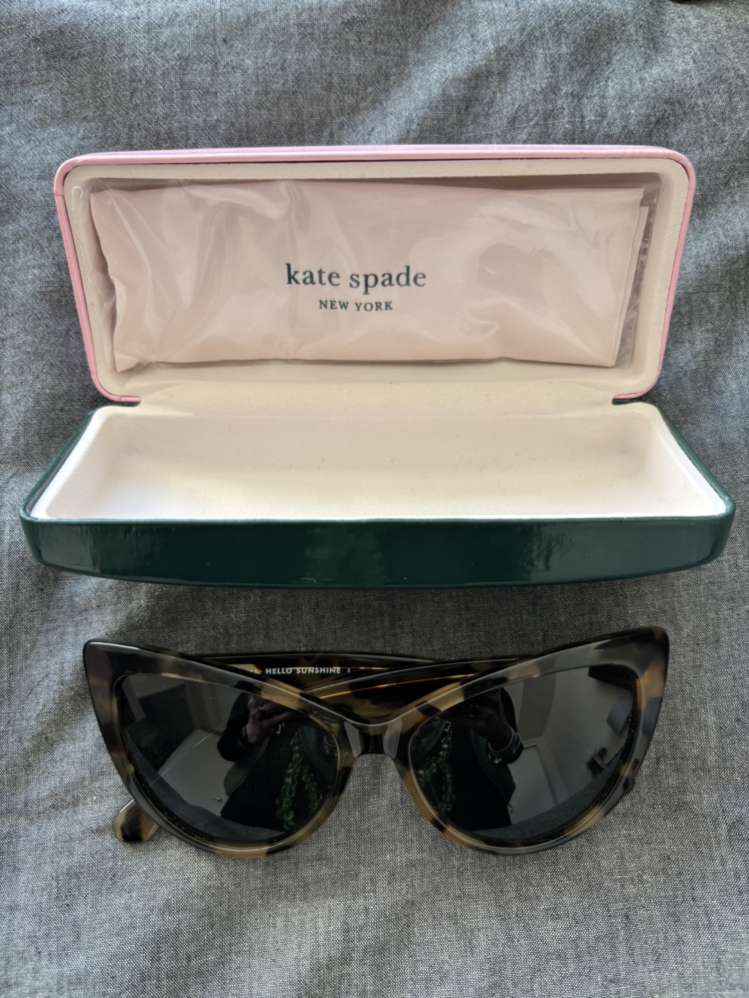 Kate Spade Karina Tortoiseshell Cat-eye Sunglasses