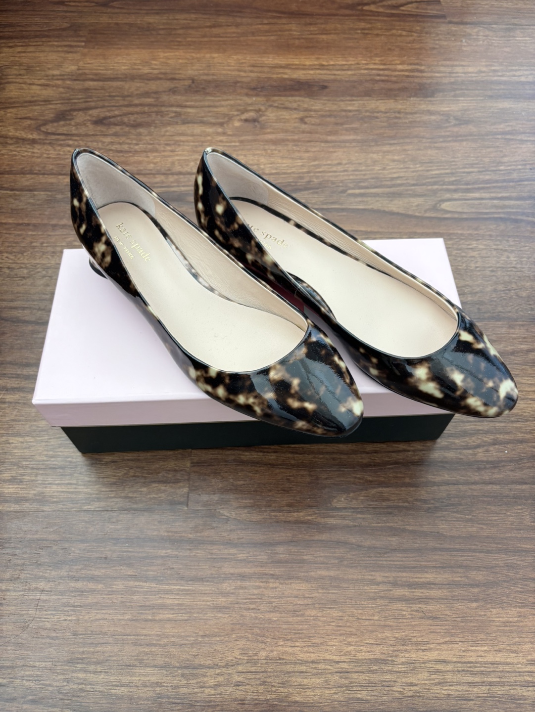Kate Spade New York Tortoiseshell Flats, Size 8M
