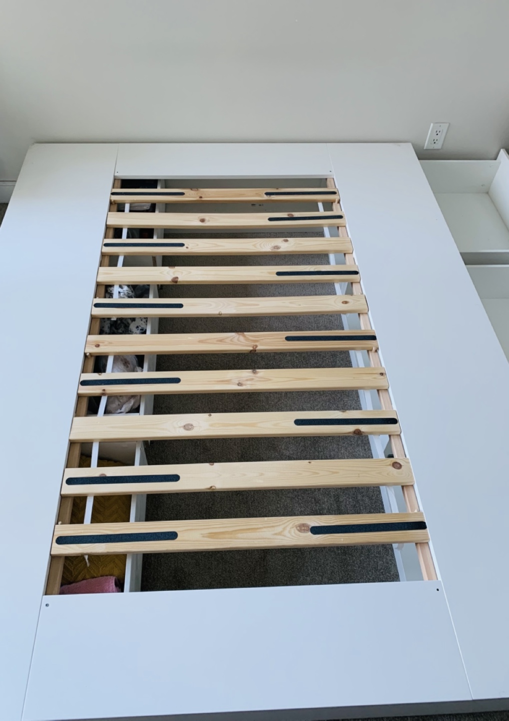 IKEA Nordli Queen Platform Bed Frame with Storage Drawers